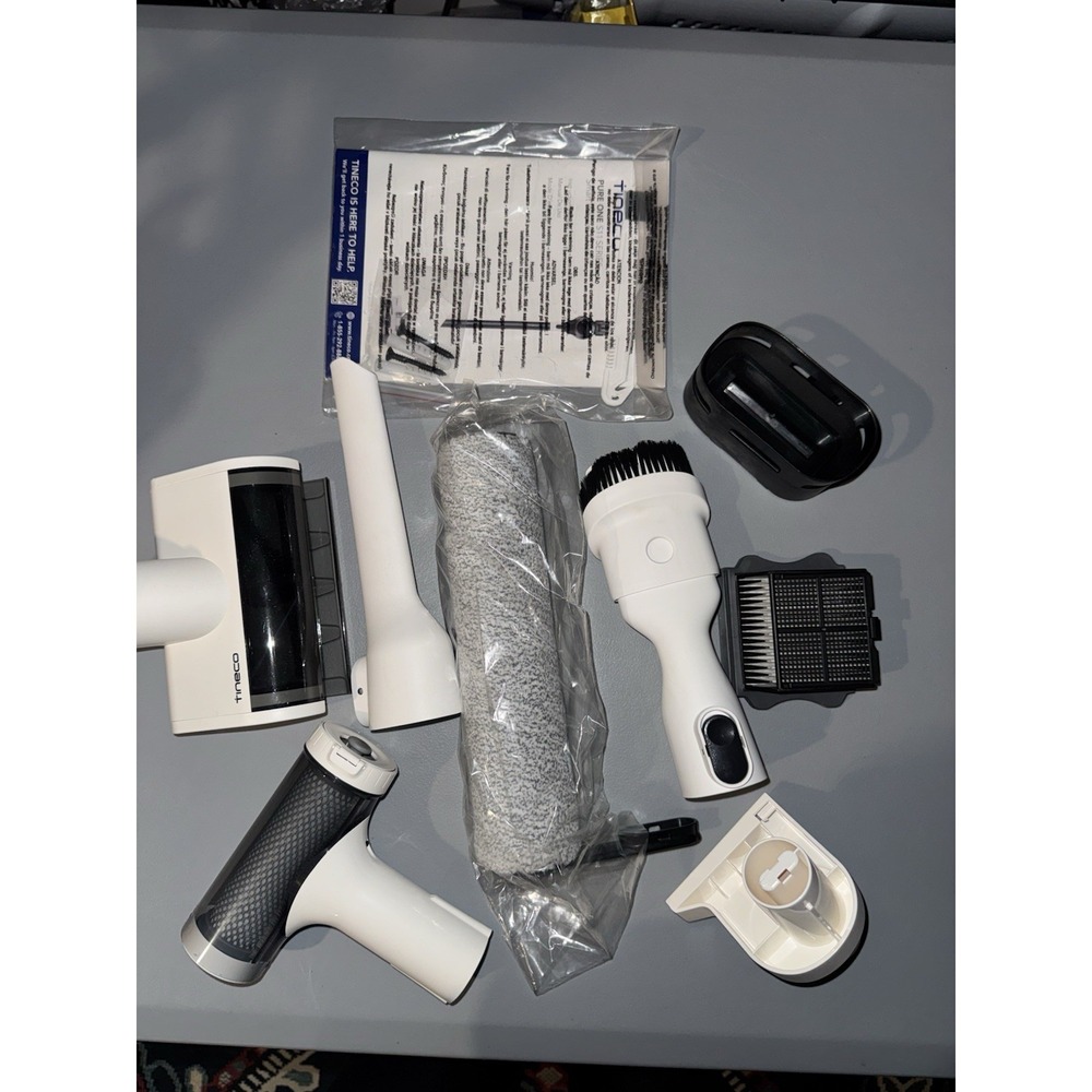 Tineco Cordless Vacuum Attachment Kit Roller Brush Filter Tools Parts OEM Set